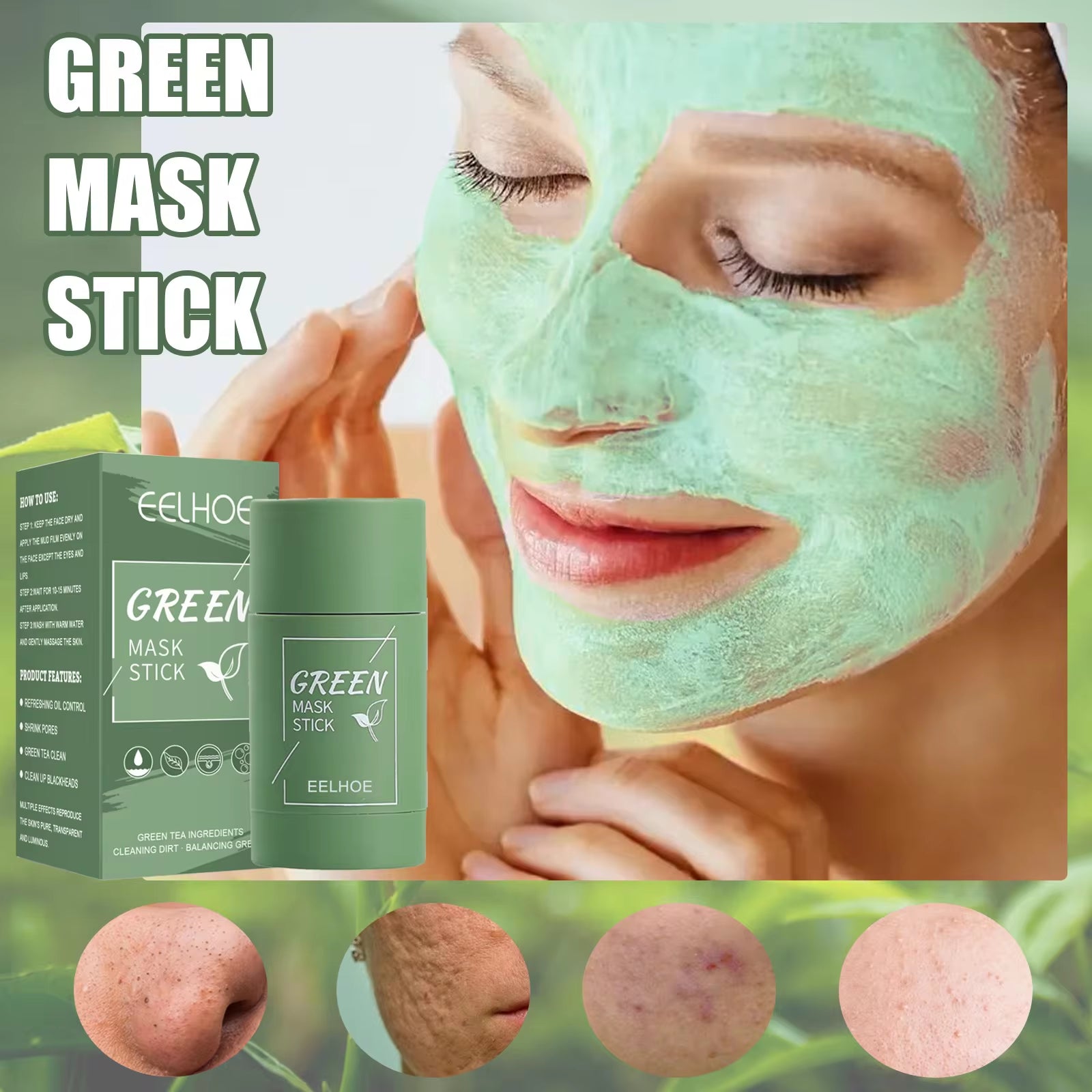 40Ml Green Tea Solid Mask 